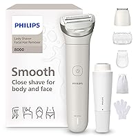 Philips Lady Shaver Serie 8000 - Rasoio senza filo, Wet & Dry