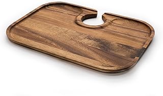 Ironwood Gourmet Paso Robles CanapÃ© Tray, 7.5 x 10.5 x 0.5 inches, Brown