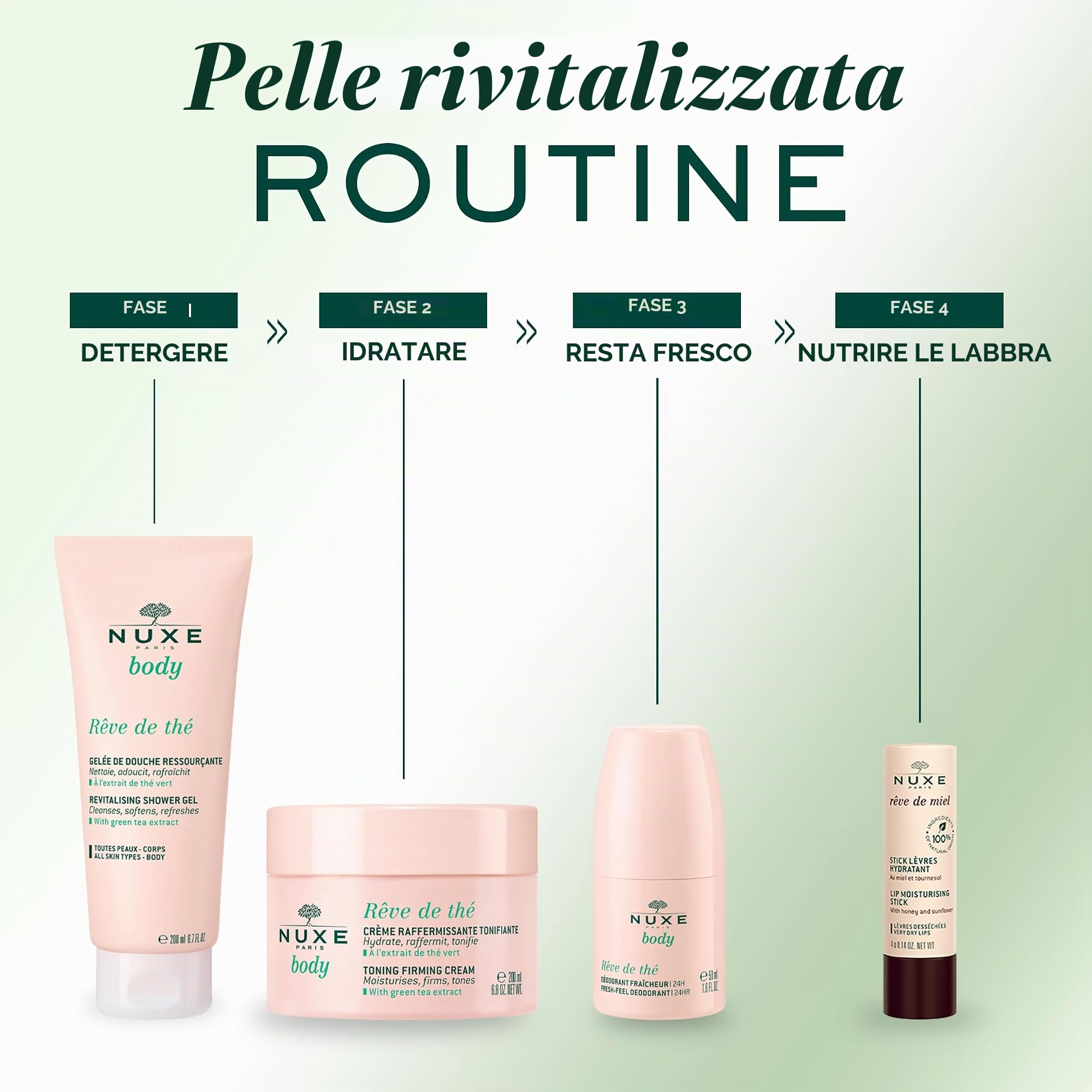 Rêve De Thé Crème Refermissante Tonifiante 200 Ml
