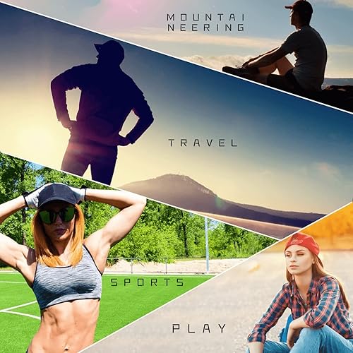 Miniatura 8 de Camping Squads in Orange and White Letters Caps Womens Cap AllBlack Womens Hat Gifts for Boyfriends Outdoor Hat