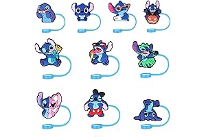 10-Pack Silicone Reusable Straw Tips Lids for Stanley 40, 30 & 20 oz Cups