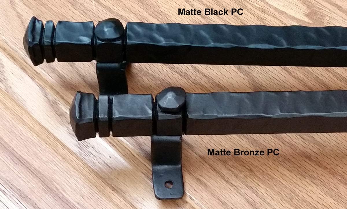 Wild West Hardware Bridge Door Pull, Barn Door Handle, Matte Bronze Finish