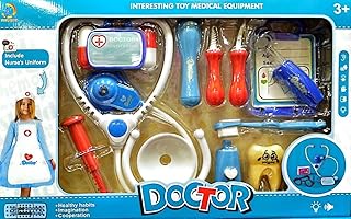 Next Store Kids Doctor Playset with Nurse Costume - Fun Medical Dentist Kit for Toddlers - Educational Pretend Play for Boys and Girls Ages 3 and Up