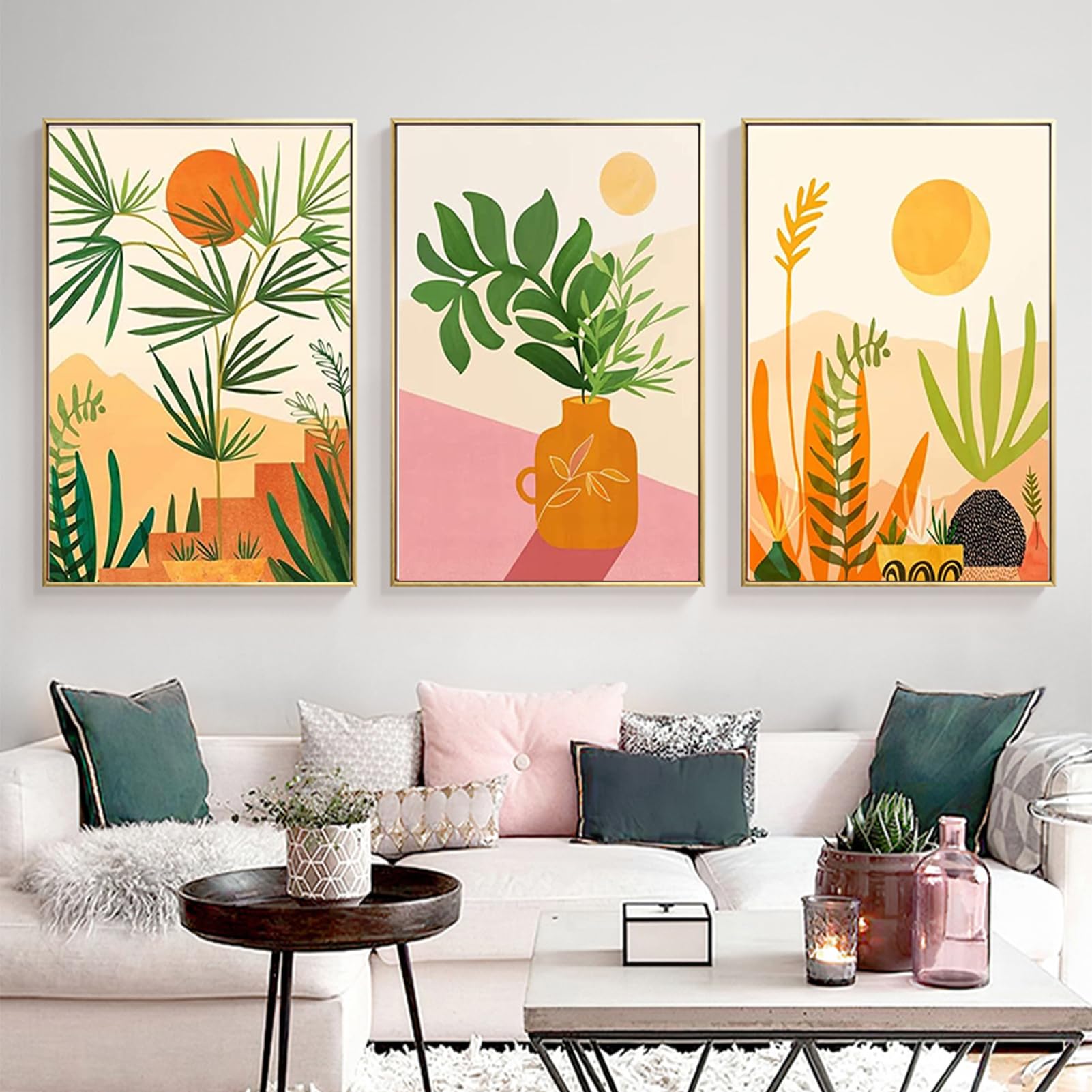 YALKIN Dipingi Con I Numeri Per Adulti - Kit Fai Da Te Su Tela 90x40 Cm, Colori Acrilici E Pennelli Inclusi, Senza Cornice, Decorazione Parete, Regalo Creativo