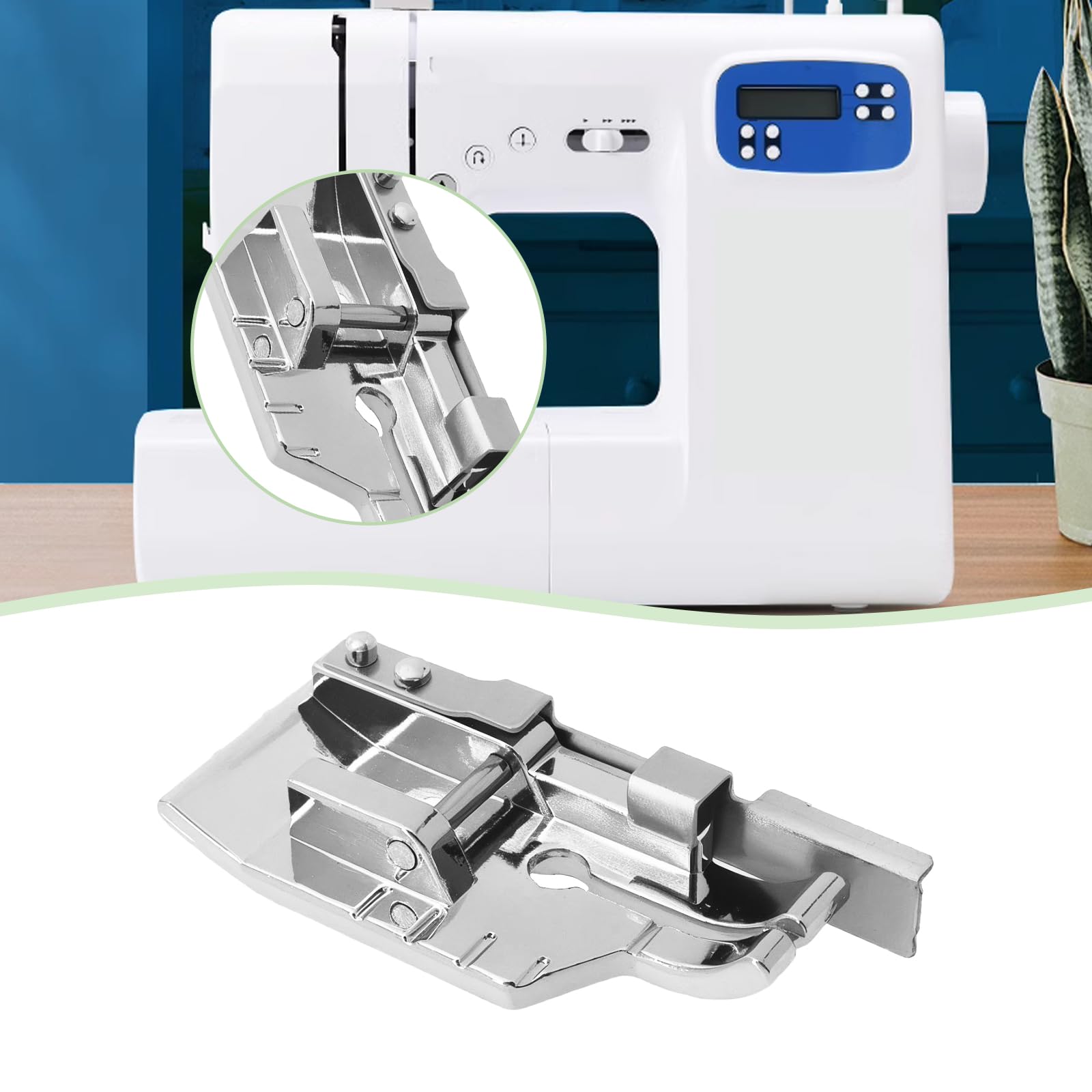Pied Presseur à Encliqueter Pour Couture Dans Le Fossé/Bordure #CY-0111 Compatible Singer Brother Et Autres
