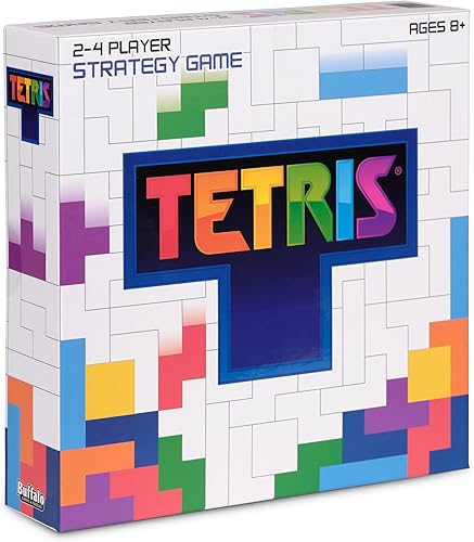 Buffalo Games - Juego de estrategia Tetris, ideal para la noche de juegos en familia o adultos, para niños de 8 años de edad en adelante, de 2 a 4