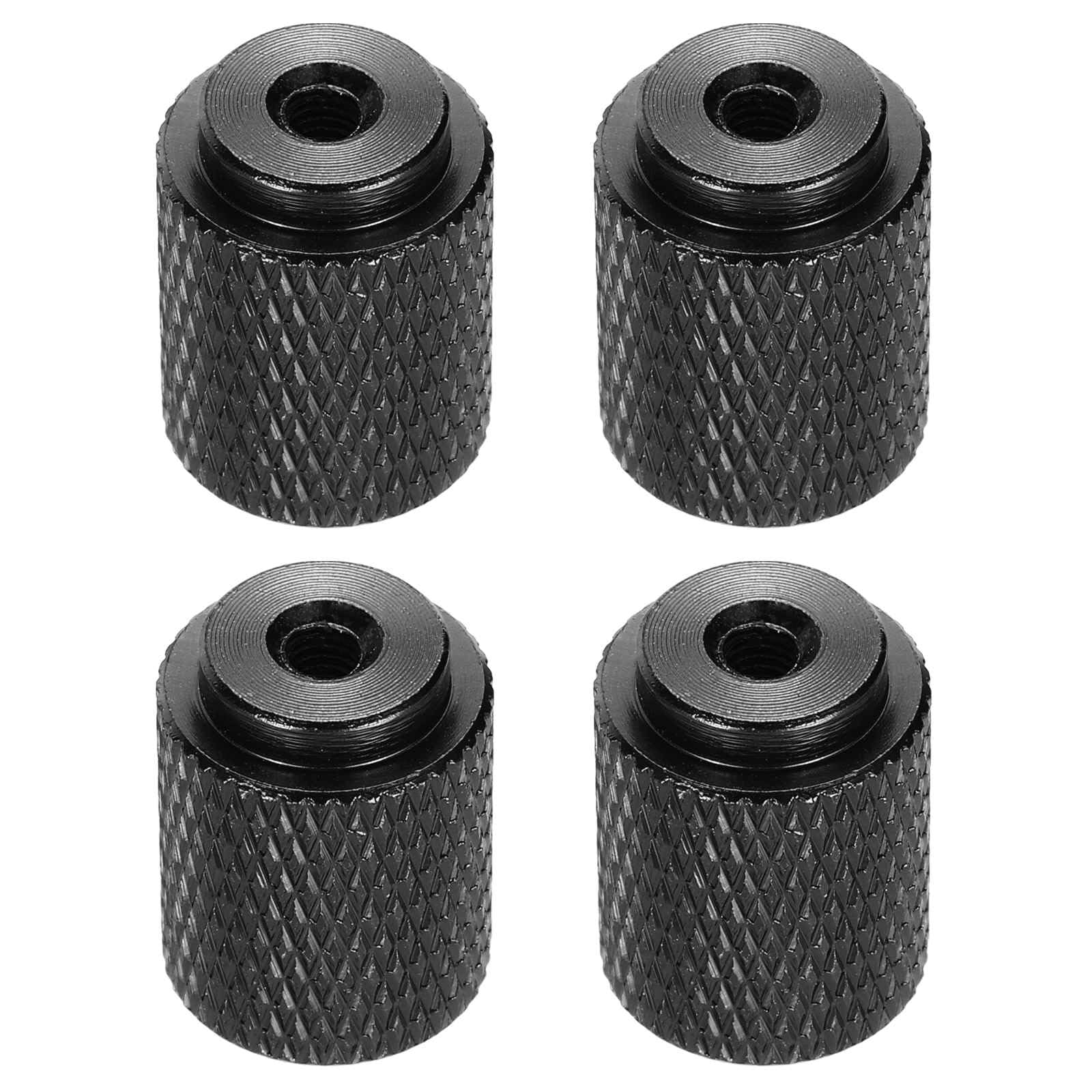 MECCANIXITY 4-Pack Knurled Thumb Nut – M3 X 12mm OD X 10mm Height, 6061 Anodized Aluminum Alloy, Purple – Hand-Screw Fastener For DIY & Electronics