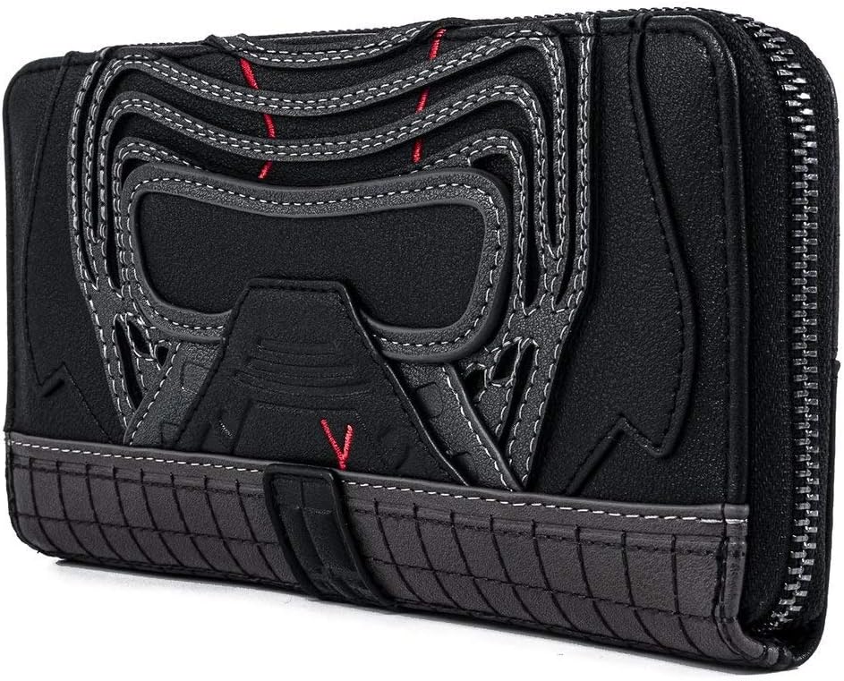 Loungefly Star Wars Kylo Ren Cosplay Faux Leather Zip Around Wallet - Image 4
