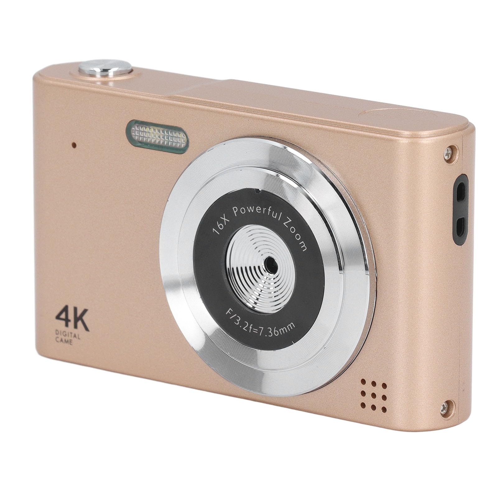 Cámara digital, FHD 1080P para niños, cámara digital con zoom de 16x