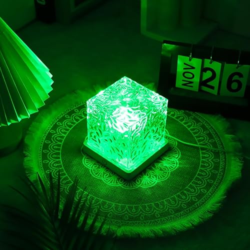Miniatura 5 de Proyector de Luz de Ondas Oceánicas, Lámpara de Agua de Cubo de 16 Colores, Iluminación Ambiental Romántica de Ondas de Agua Holográficas 3D para