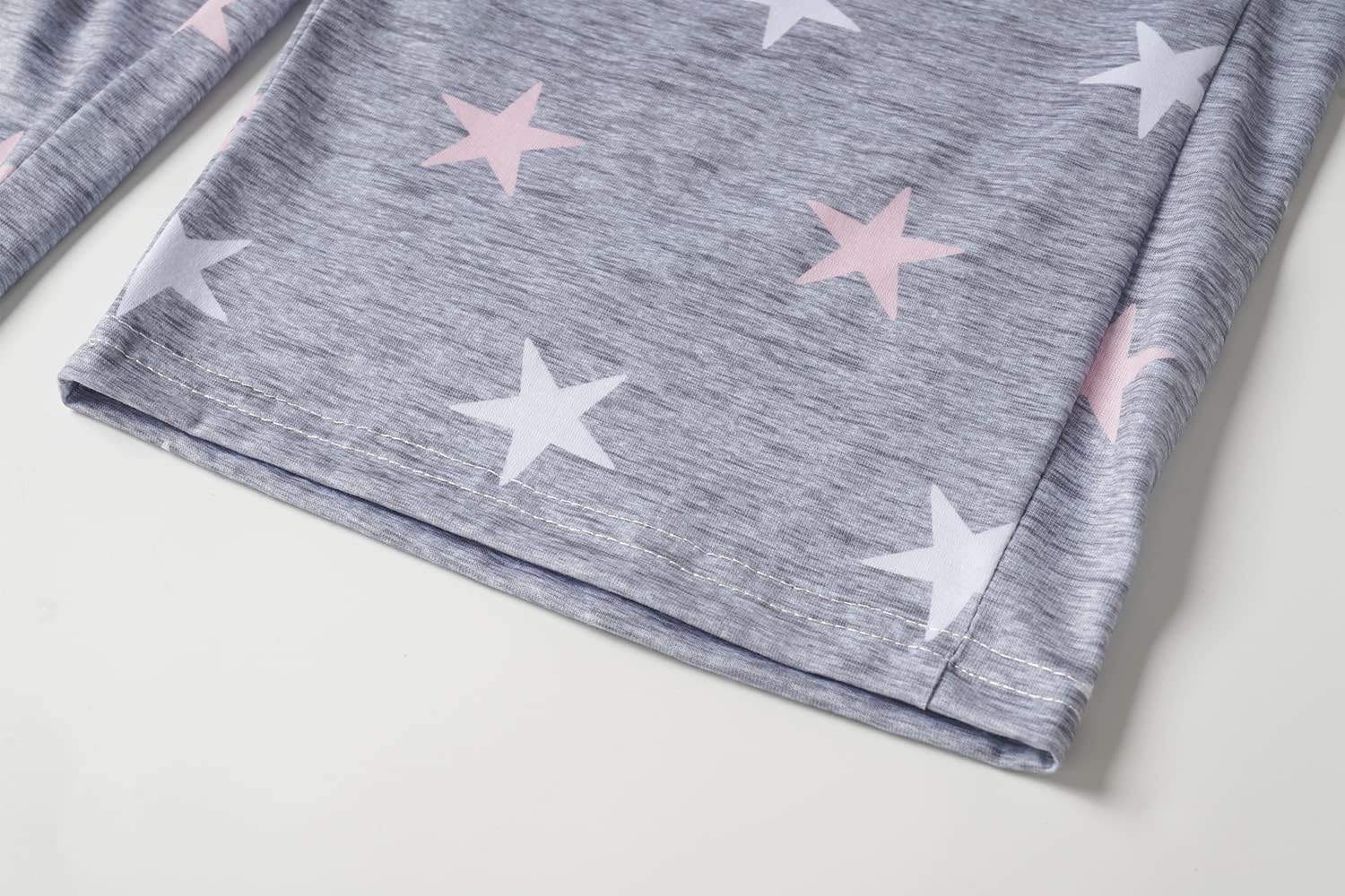 YIJIU Women's Short Sleeve Tops and Capri Pants Cute Cartoon Print Pajama Sets - Image 7