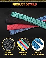 Vista 4 de GLL tubo termorretráctil, largo 3.2 pies, tamaño grande 15-50mm, aislamiento antideslizante impermeable