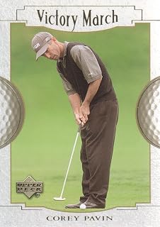 2001 Upper Deck Golf Trading Cards #157 Corey Pavin Victory March