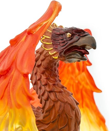 Miniatura 5 de Safari Ltd. Figura de Phoenix - Figura de modelo de pájaro ardiente de 7 pulgadas, juguete mítico para niños, niñas y niños a partir de 3 años