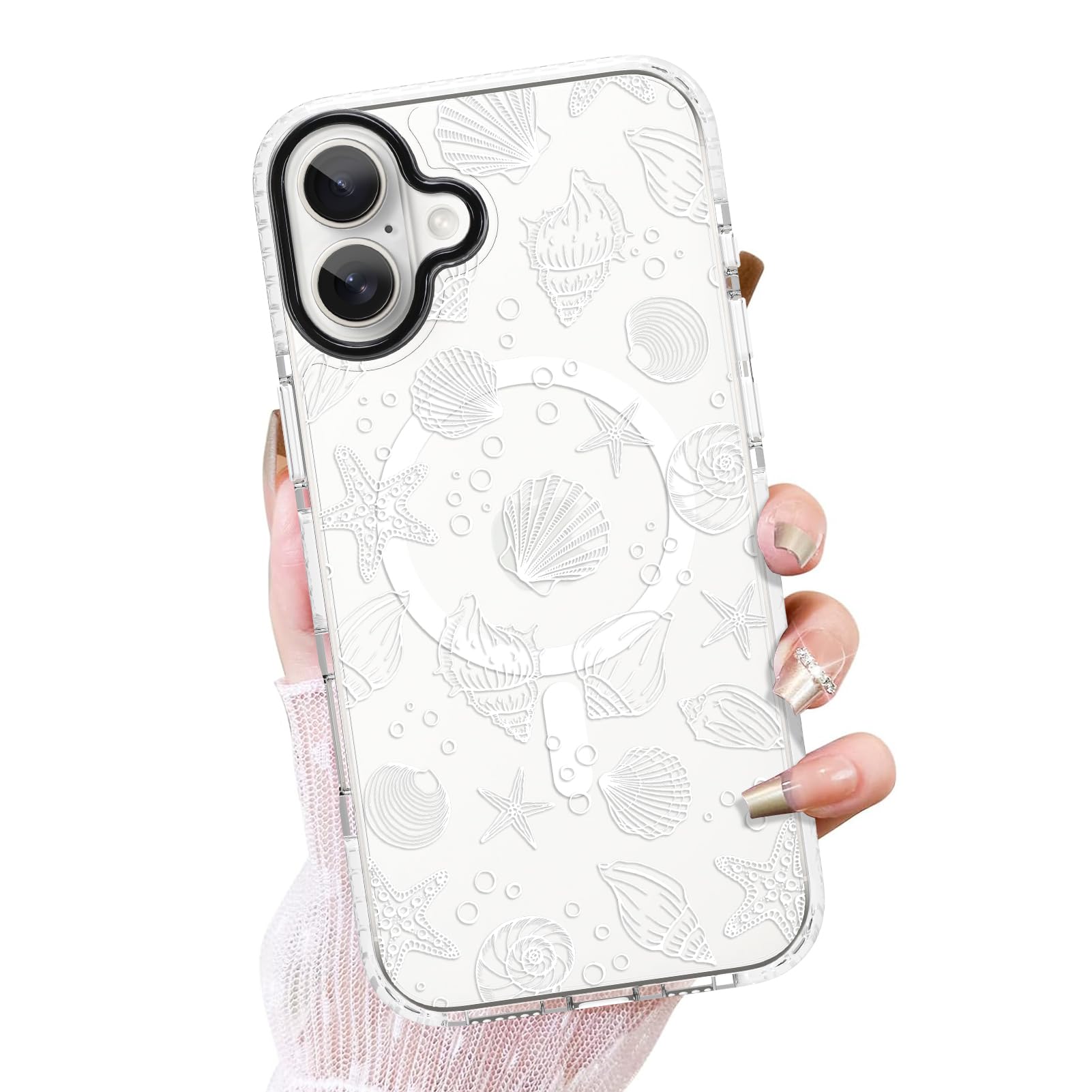 Coque transparente pour iPhone 16 fine antichoc pour éviter les rayures OOK - 7