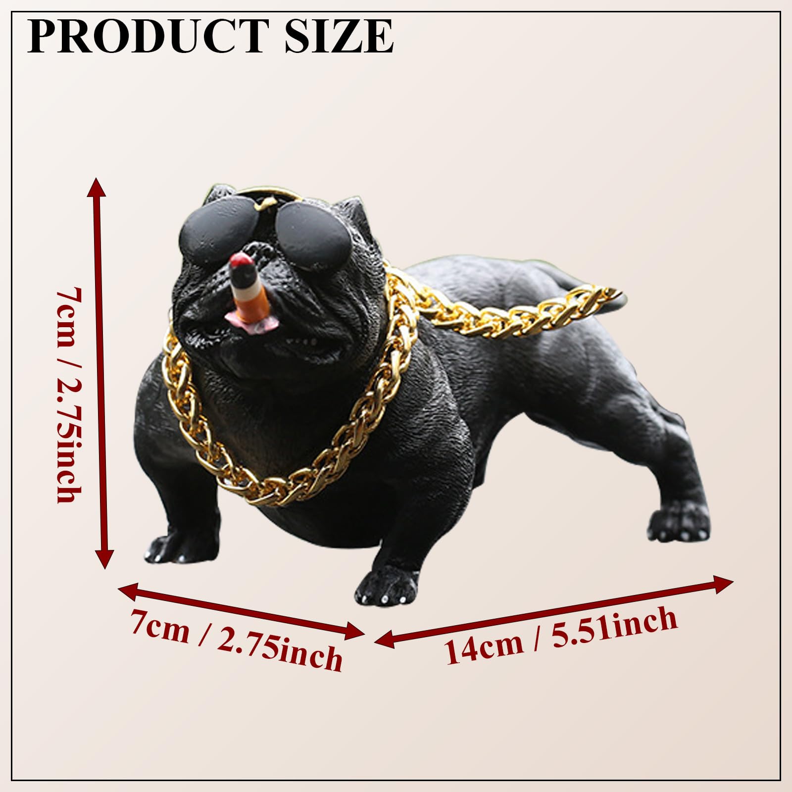 Amazon.com: HIZEFSOO American Bully Dog Car Dashboard Ornament