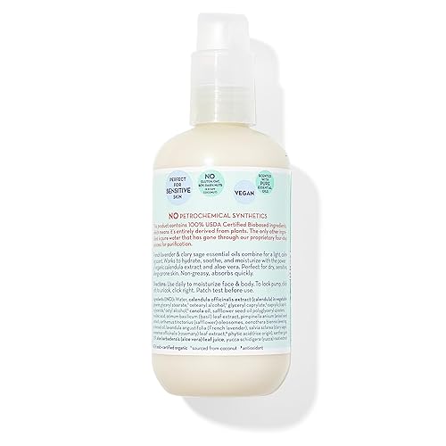Miniatura 11 de California Baby Loción calmante | Hidratante 100% a base de plantas | Loción de lavanda para bebé | Hidratante facial para piel seca |