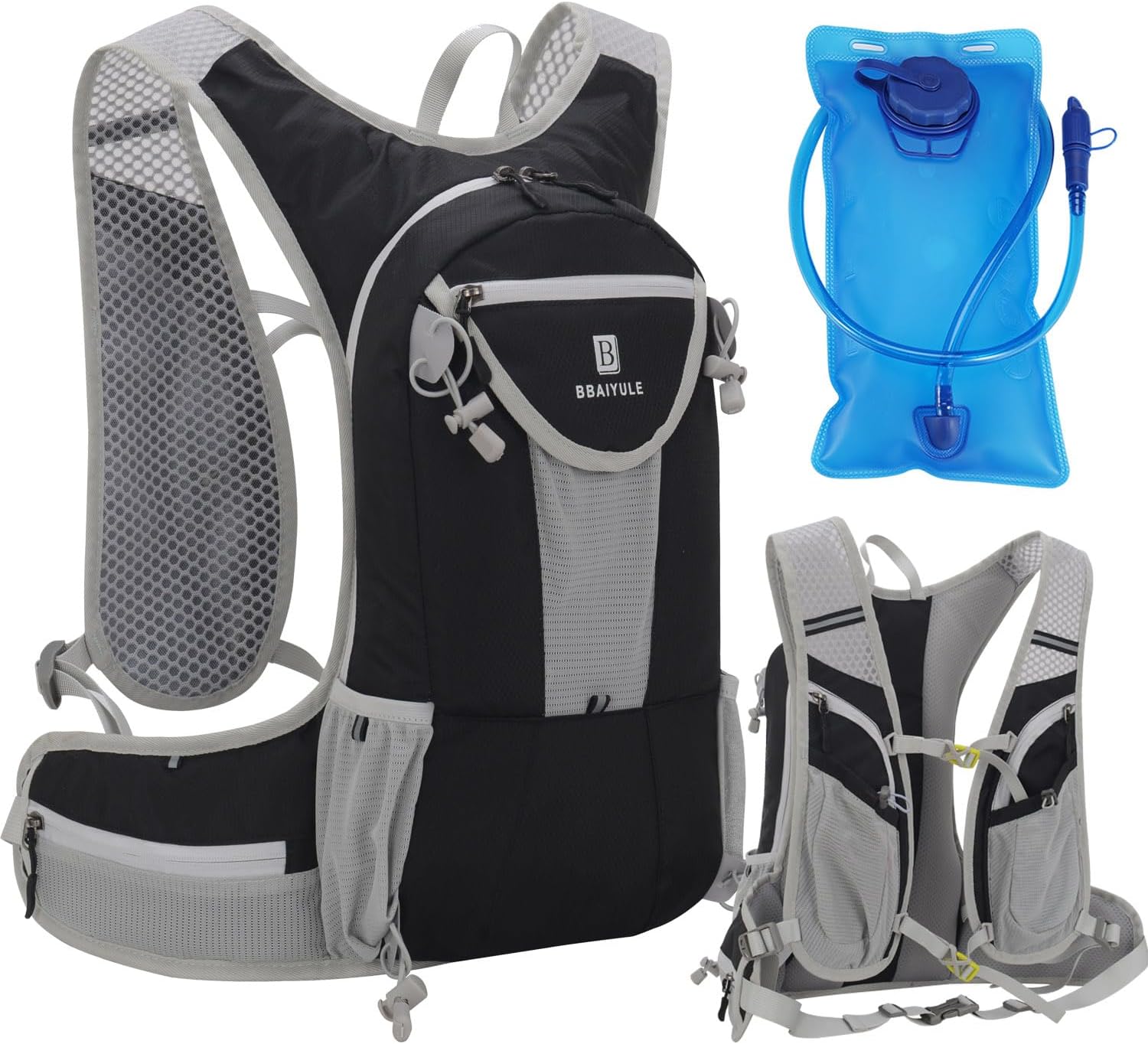 BBAIYULE®Large Hydration Backpack with Hydration Bladder(or soft flask
