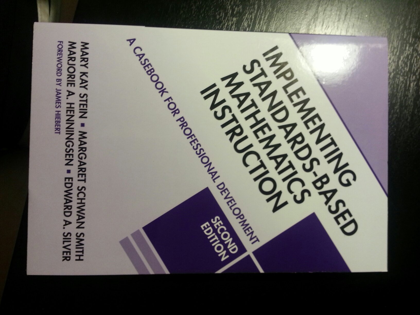 Implementing Standards-Based Mathematics Instruction: A Casebook for Professional Development