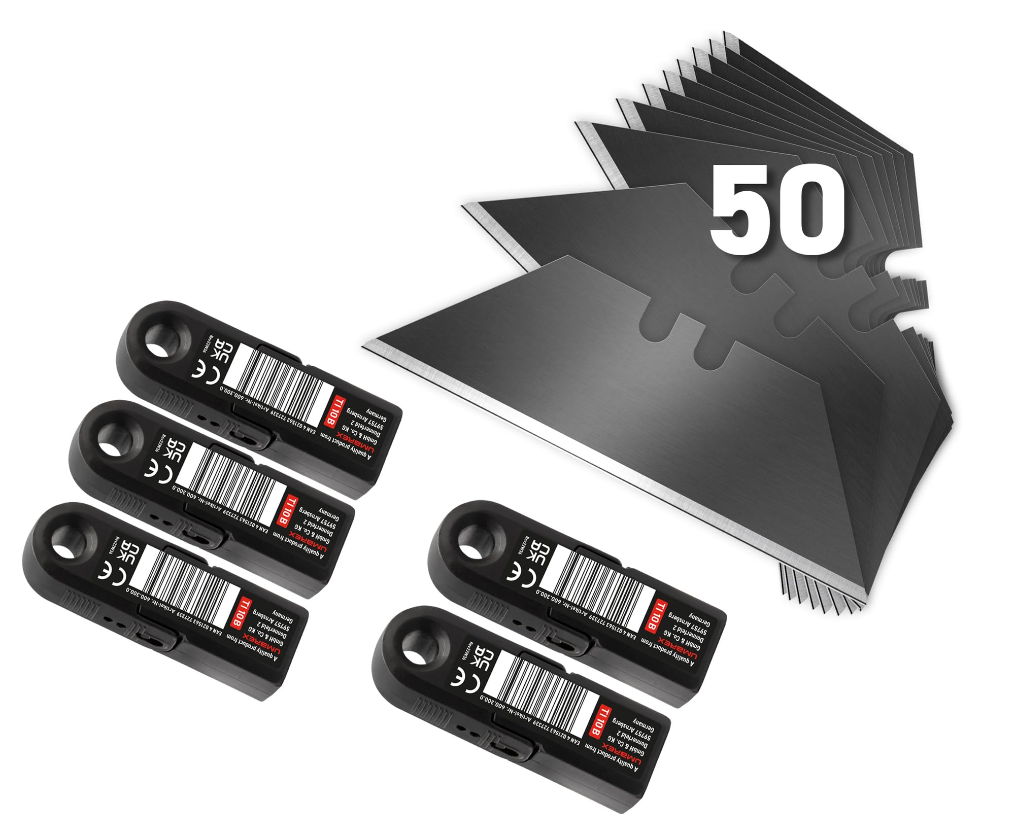 Lames de rechange 18 mm pour remplacer un cutter émoussé sans effort