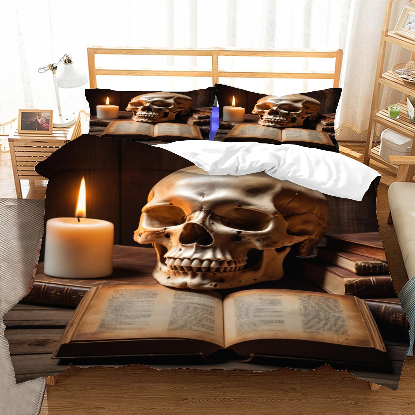 Parure de lit adulte et ado style gothique pour transformer l'ambiance de la chambre
