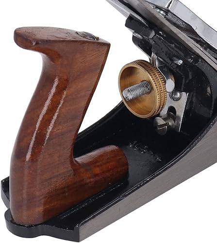 Miniatura 9 de Plano de mano de banco, cepilladora manual de madera, base alisadora, hoja, mango de mano ergonómico, estable para el mantenimiento de muebles