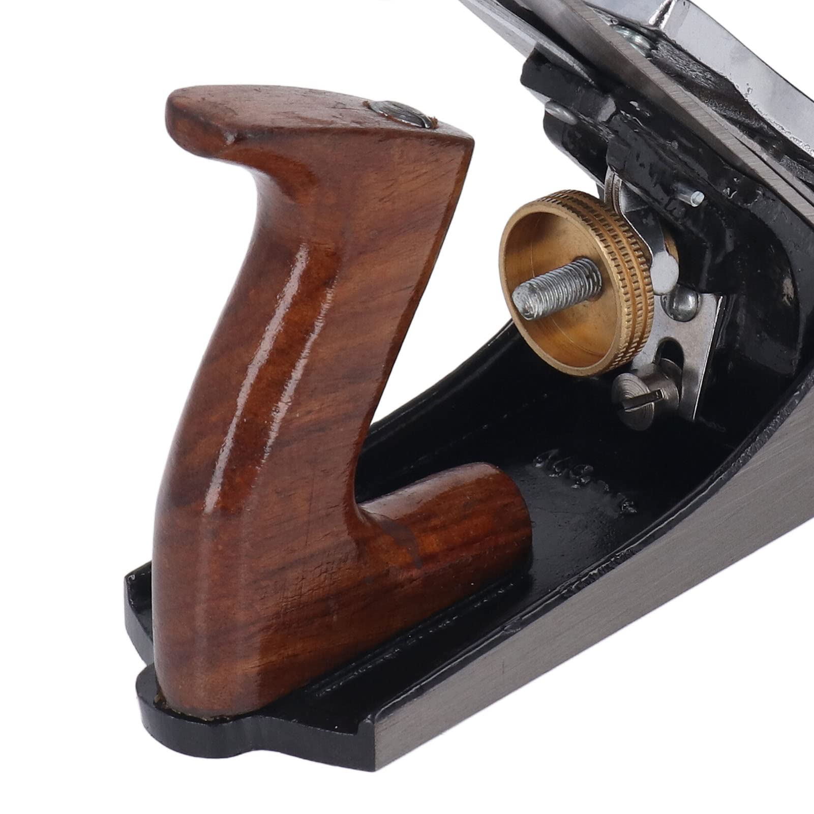 Aramox Pialla da Banco con Lama in Acciaio Ad Alto Tenore di Carbonio Pialla Manuale per Legno Base Rettificata Fine Doppi Manici Ergonomici per la Lavorazione del Legno Artigiani Manutenzione dei