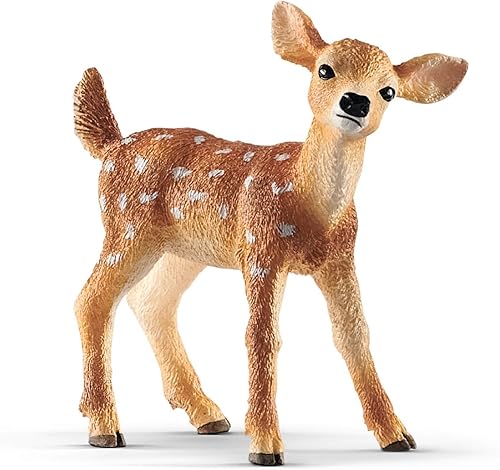 Schleich Wild Life - Figura realista de leonado de cola blanca, auténtico y altamente detallado, duradero para la educación y el juego divertido