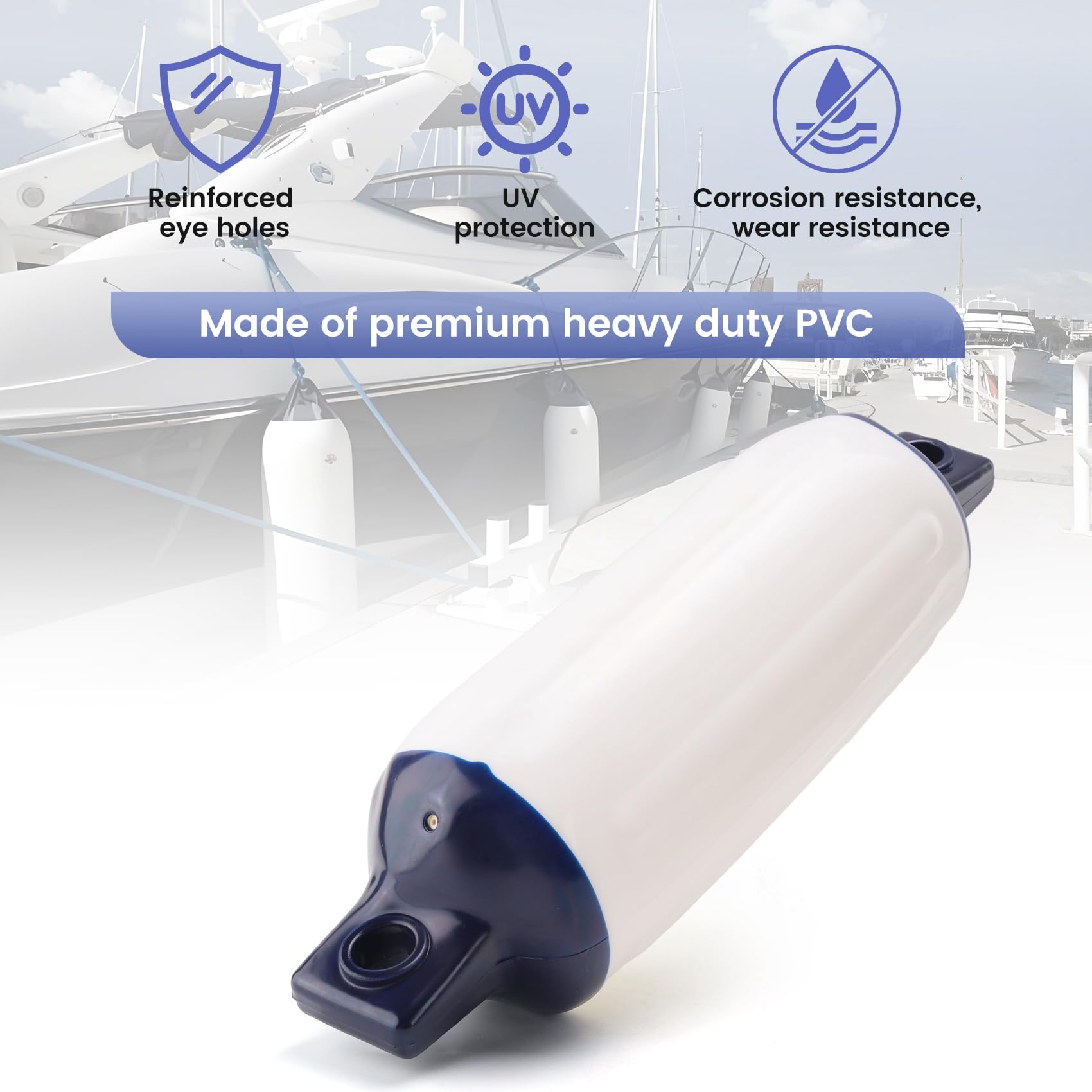 Lot de 2 bateaux en PVC - Protection UV - Accessoires
