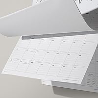 Vista 5 de Calendario mensual de pared 2026, desde enero de 2026 a junio de 2027, 12 x 15 pulgadas, encuadernación de doble alambre, perfecto para organizar