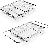 Vista 1 de Extendable Dish Rack with Feet, Vegetable Colander Basket, Stainless Steel Dish or Silverware Drying Rack, Ultimate Kitchen Organizer Over The Sink