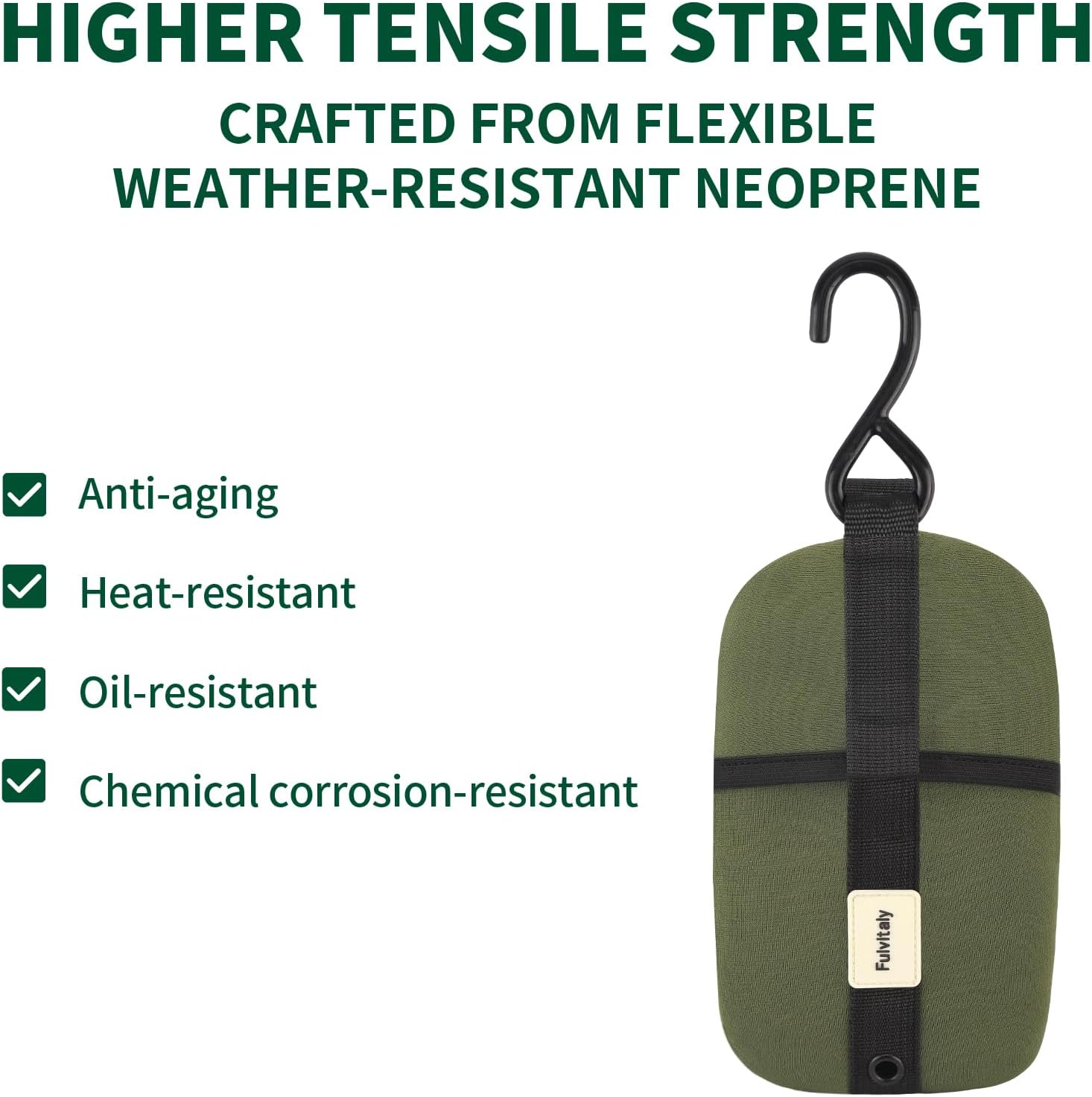 Small Ratchet Strap Storage Bags, Bungee Cord Storage Organizer Pouches (3-Pack), Tangle-Proof Case for Ratchet Straps, Bungee Cords & Tow Ropes, Ultimate Truck, RV & Toolbox Organizer - Image 3