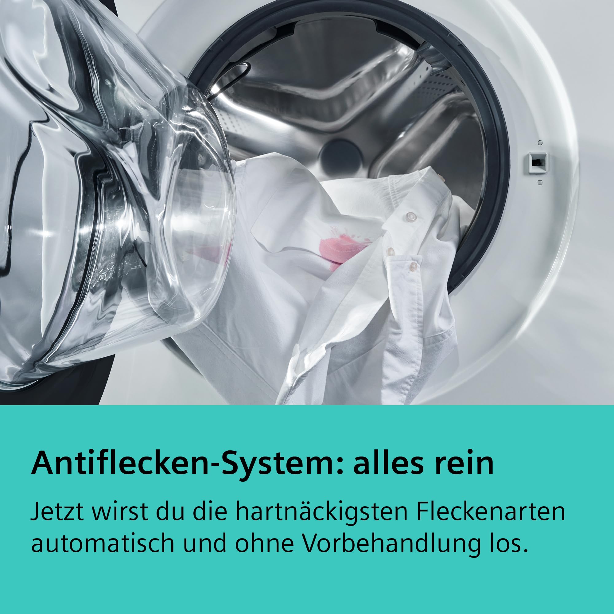 Siemens iQ700 WG56B2041 Waschmaschine 10 kg 1600 UpM Antiflecken-System smartFinish speedPack XL aquaStop