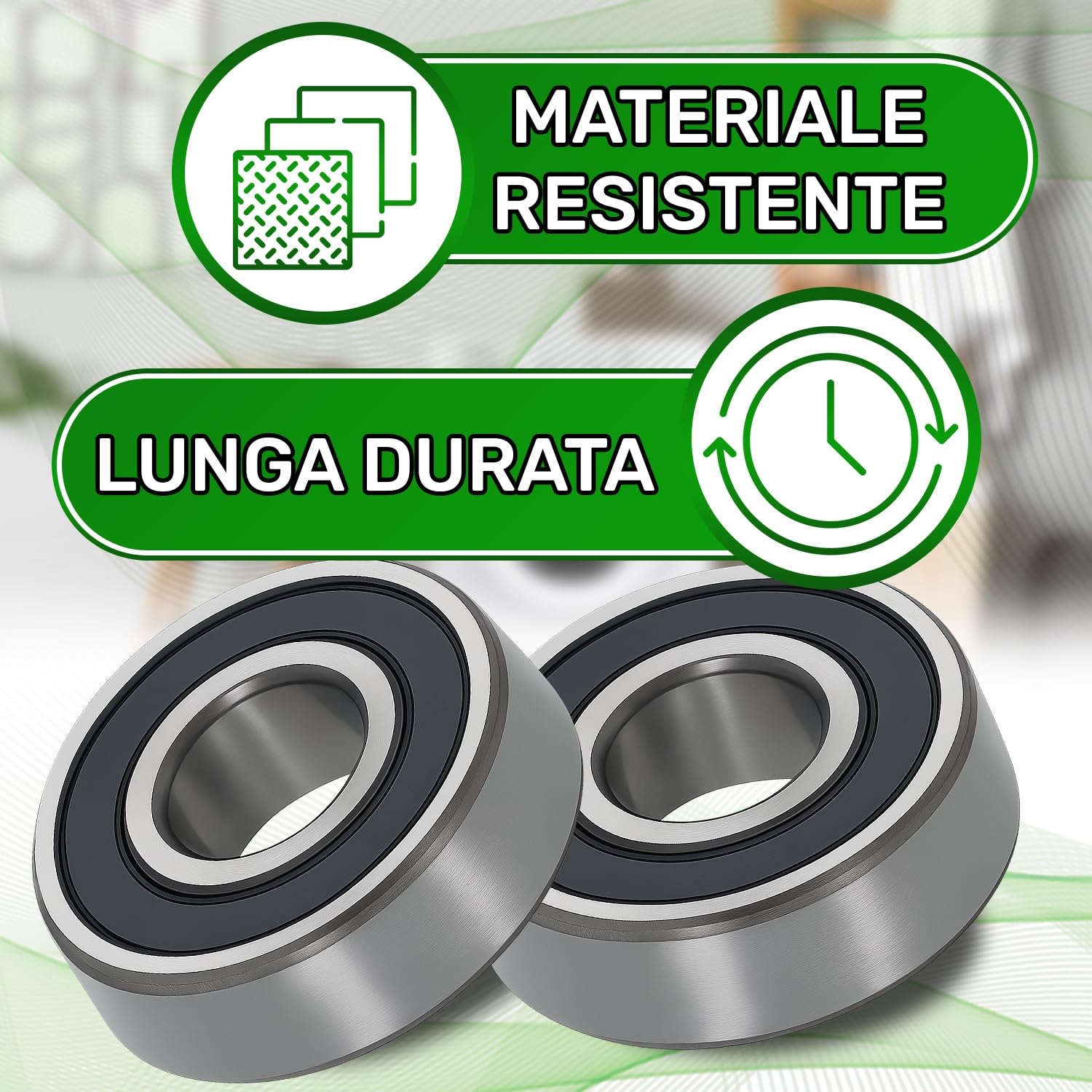 Cuscinetto 42mm Diametro Cuscinetto In Acciaio Inox S6302-2RS - Foto 7