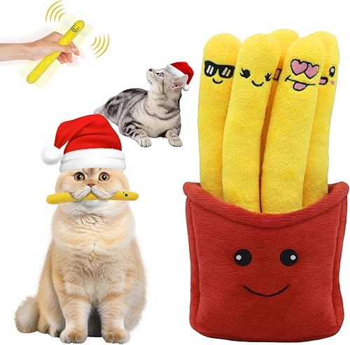 Paquete de 6 juguetes de hierba gatera para gatos, divertidos juguetes para gatos rellenos de hierba gatera orgánica pura, juguetes seguros para