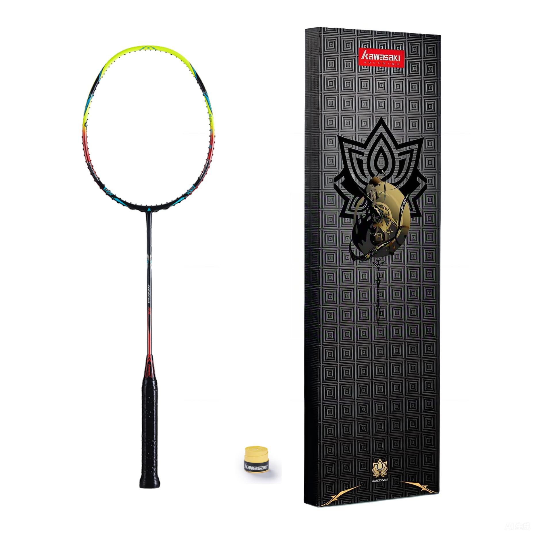 Kawasaki Professional Badminton Racket 35lbs High Tension 5U