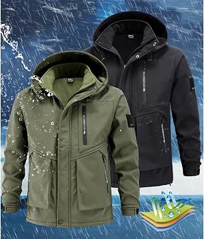 Tuta Da Sci Uomo A Due Pezzi – Antivento, Impermeabile E Resistente Con Cappuccio Per Sport Invernali