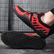 Zapatos De Levantamiento De Pesas para Hombre Entrenadores De Acondicionamiento Físico De Gimnasia Transpirable Cómodo para Unisex Interior Al Aire Libre3