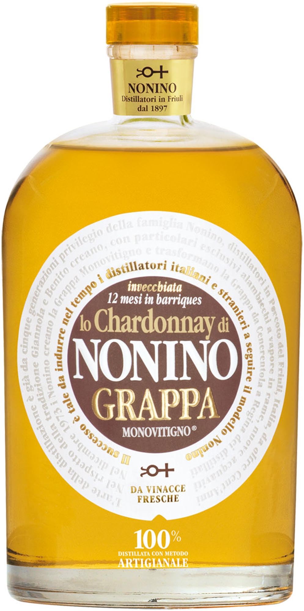 Nonino Grappa Lo Chardonnay Barrique Monovitigno XXL (1 x 2 l)
