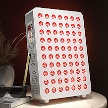 Rotlichttherapie, [Fast Visible Results] Infrarot-Lichttherapie Klinischer Grad mit 70 Dual-Chip-Licht mit nahezu Infrarot 660 nm 850 nm Rotlichtplatte Ideal f&uuml;r K&ouml;rper und Gesicht Verbessern Sie den Schlaf und die Hautgesundheit