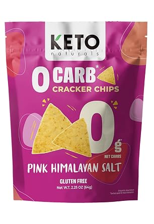 Keto crackers zero, low carb no sugar Sea Salt delicious crackers gluten free healthy for adults and kids 3 Packs snack Keto friendly snack from Keto Naturals
