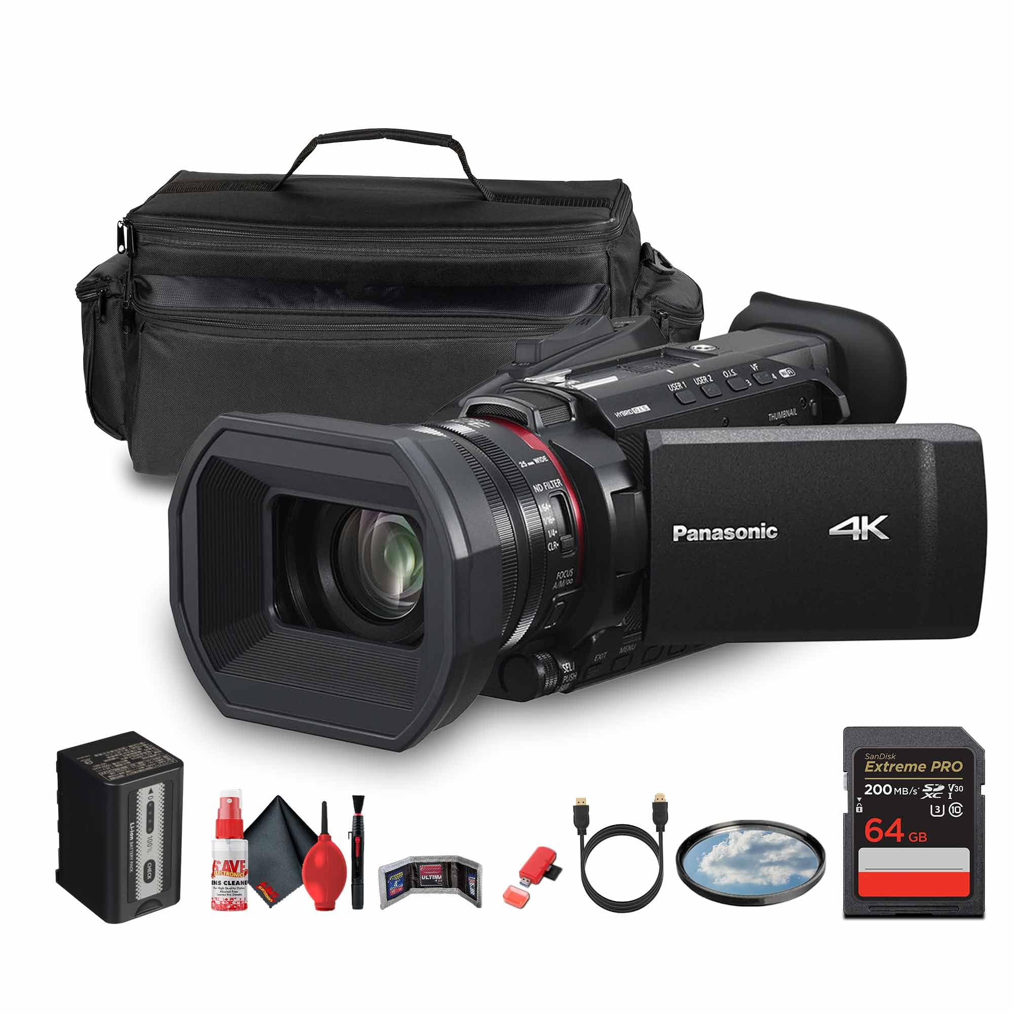 Panasonic Hc-x1500 Panasonic HC X1200 4K Camcorder With 24X
