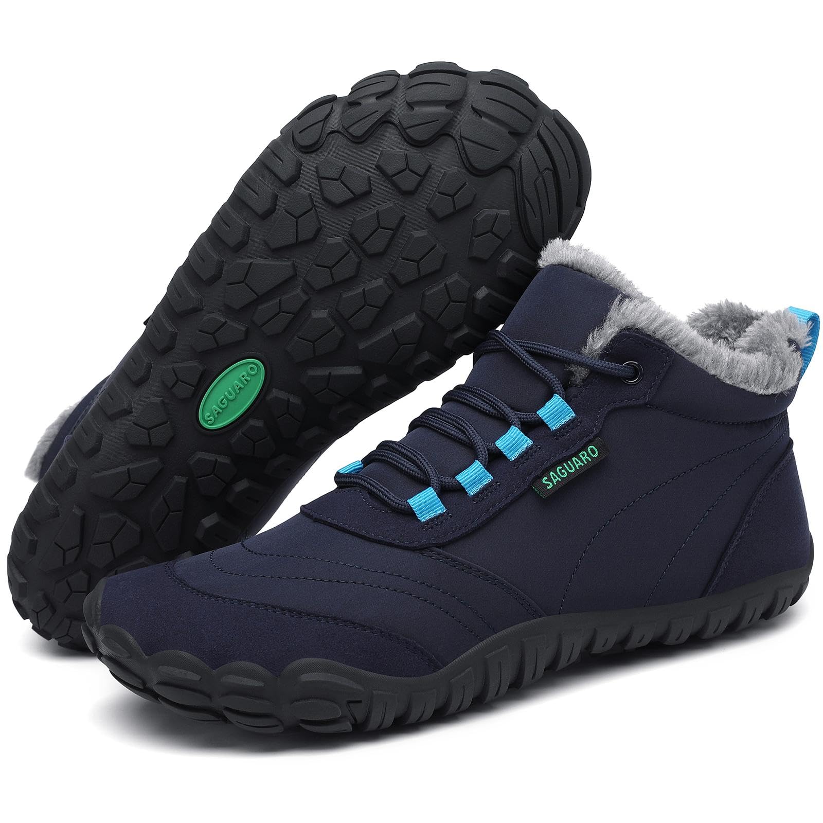 SAGUARO Barefoot Botas Invierno Unisex Cálido Resistente al Agua Botines Nieve pour Hombre Mujer Gr.36-46