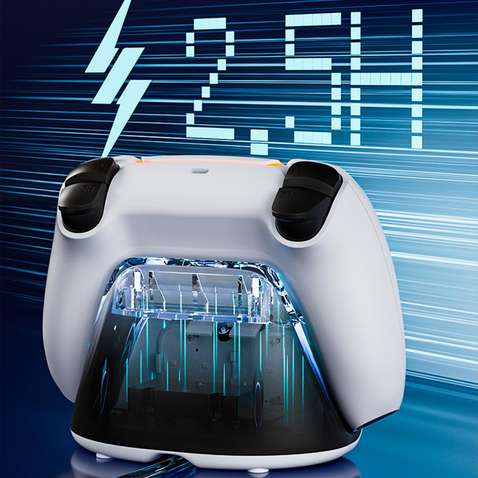 Gamepad Supporto di Ricarica Per Controller Dock Con Display Tempo Orologio & Luce Accessori Da Gioco Dock Con Sveglia Display