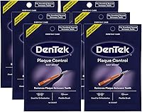 DenTek Easy Brush Interdental Cleaners: Fluoride-Coated Brushes for Braces, Teeth & Dental Work - 16ct, 6 Packs