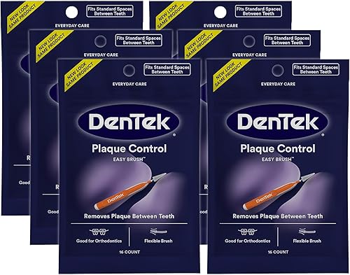 Limpiadores interdentales de cepillado fácil 16 unidades