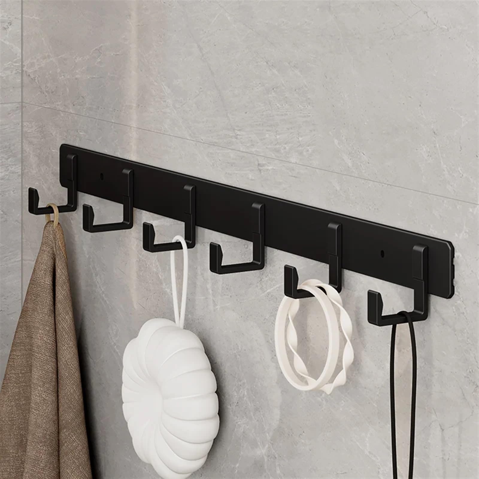 Appendiabiti da parete con 6 ganci, versatile, per ingresso, cucina, bagno, perfetto per cappotti, asciugamani, borse, accappatoi e cappelli