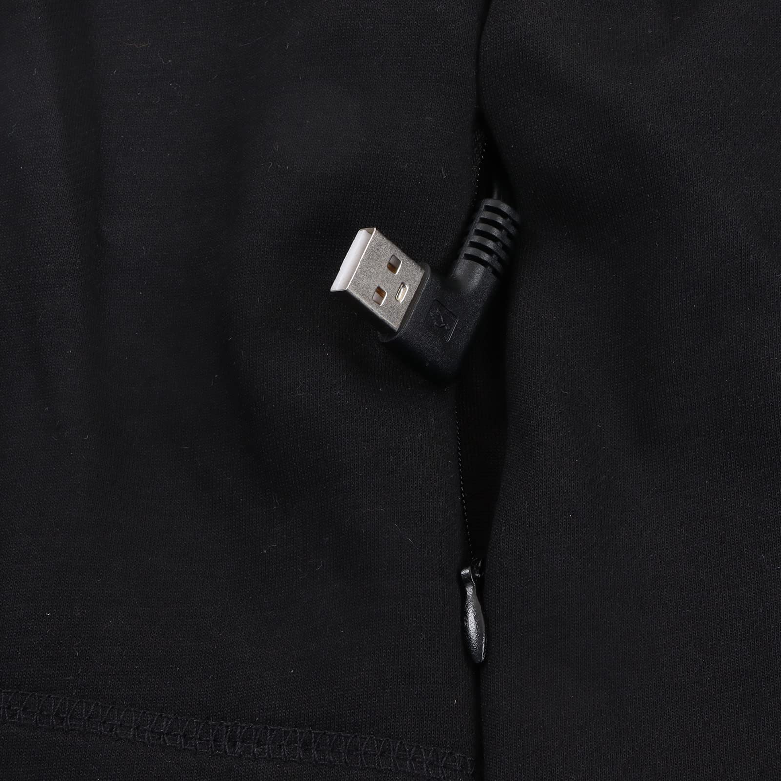 Conjunto de Ropa Interior Térmica, Conjunto de Ropa Interior Térmica Fibra Carbono Temperatura Ajustable Transpirable Alimentado por USB para Patinaje
