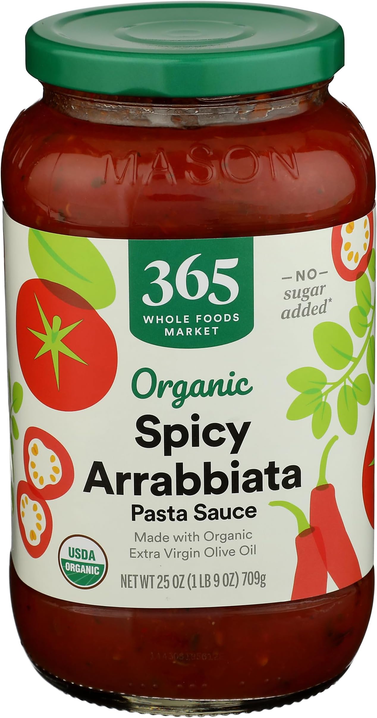 Organic Arrabbiata Pasta Sauce, 25 Ounce