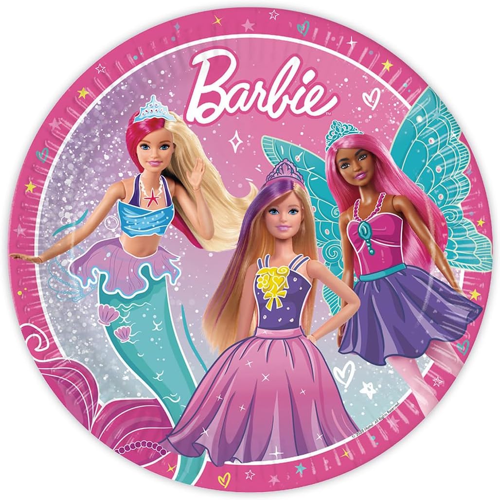 Barbie Fantasy 8 Plates